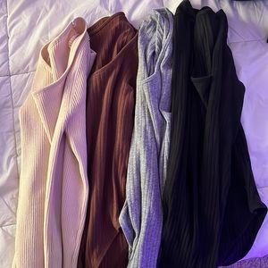 5 multicolor longsleeve and bodysuit